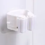 1 Pc Wall Mounted Broom Brush Holder Grip Hook
