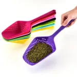 1 Pcs Cooking Drain Colanders Shovel Strainer - Multicolor