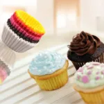 100 Pcs Paper Cupcake Liner - White