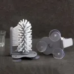 2 in 1 Glass & Mug Cleaner Stand with Separate Brush