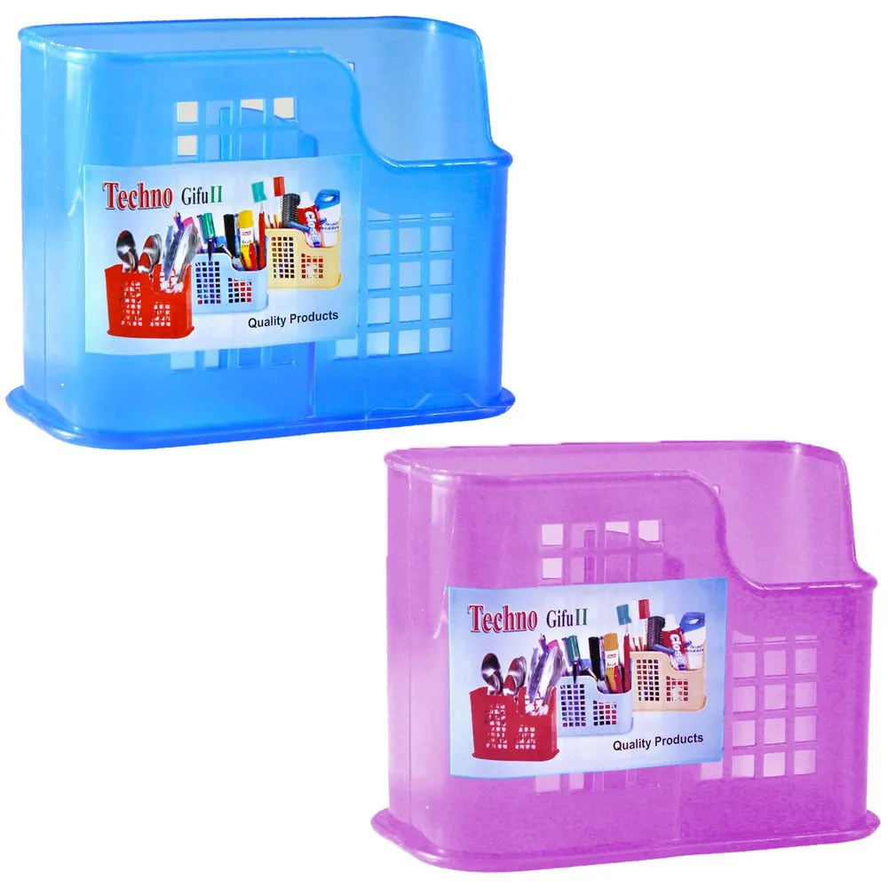 2PCS Multi-organizer Drain Chopsticks, Spoon, Fork, Knife, Kitchen & Tables-Multi color