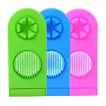 2way Egg Cutter & Slicer - Multicolour 7151