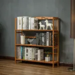 3 Layer Bamboo Wooden Book Shelf