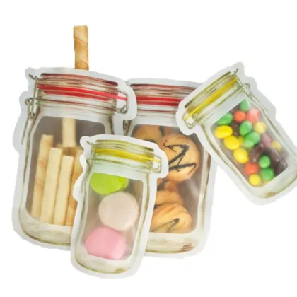 3 Pcs Airtight Zip Lock Seal Storage Bags Pouches
