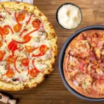 3-Piece Set Non-stick Pizza Pan, Round Premium Bakeware, Black - 7218