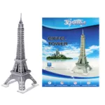 33PC DIY Kid's Puzzle Toy 3D Stereo Eiffel Tower Model DIY Assembled Plaything 568-C - Eiffel Tower - 5015