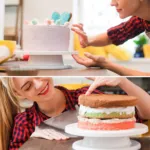 360 Revolving Large Cake Stand 29cm x 10cm - White