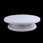 360 Revolving Large Cake Stand 29cm x 10cm - White