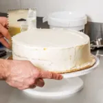 360 Revolving Large Cake Stand 29cm x 10cm - White