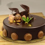 3Pcs 6/8/12inch Stylish Hard Paper Mats & Pads Decor for Birthday and Wedding Party Cakes - Gold