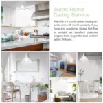 45W Garage Ceiling Light LED Foldable Fan Blade Bulb