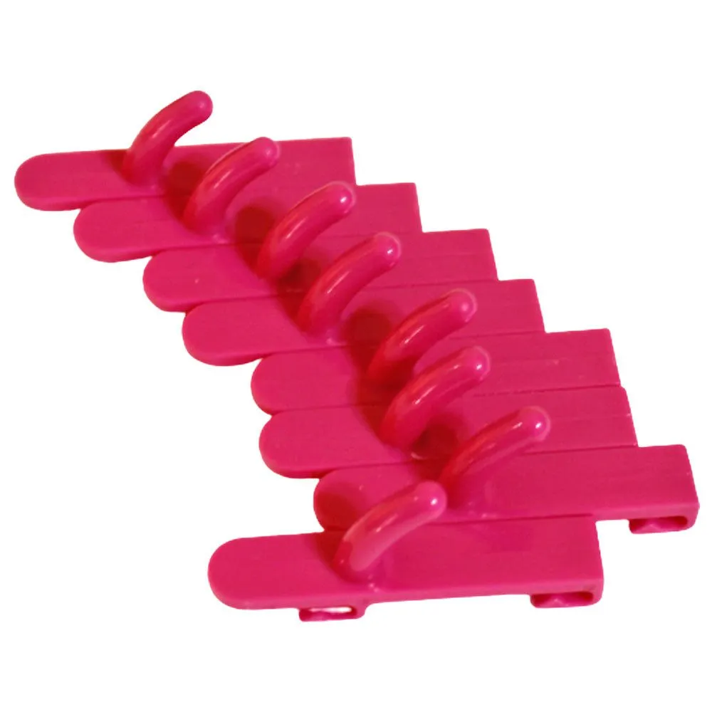 8 Pcs Plastic Hanging Hooks - Multicolor