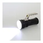 800 Lumens CREE LED High Power Metal Portable Search Light in 3 Lights Modes - Black