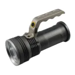 800 Lumens CREE LED High Power Metal Portable Search Light in 3 Lights Modes - Black