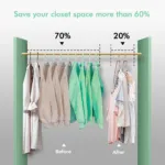 Adjustable Plastic Hanger for Multipurpose - Multicolor