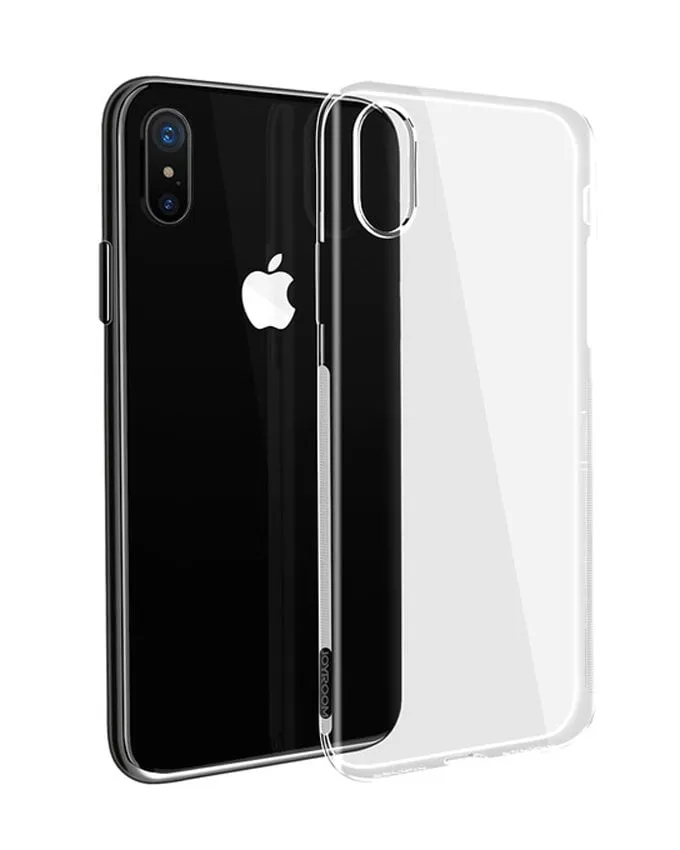 Apple I-Phone X Transparent Jelly Back Cover