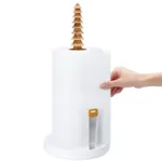 Bamboo Paper Towel Holder Dispenser Organizing Stand