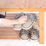 Bamboo Wooden Shoe Rack with Sitting Stool