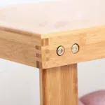 Bamboo Wooden Shoe Rack with Sitting Stool