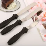 CAKE SPATULAS ANGLED BAKING TOOLS - RED