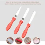 CAKE SPATULAS ANGLED BAKING TOOLS - RED