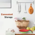 Colorful Silicon Large Kitchen spoon Holder - Multicolor