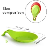 Colorful Silicon Large Kitchen spoon Holder - Multicolor