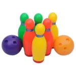 Deluxe Bowling Set Toy For Kids - 6 Pins & 2 Balls - 5022