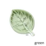 Double Layer Portable Leaf Shape Multi-functional Soap Tray