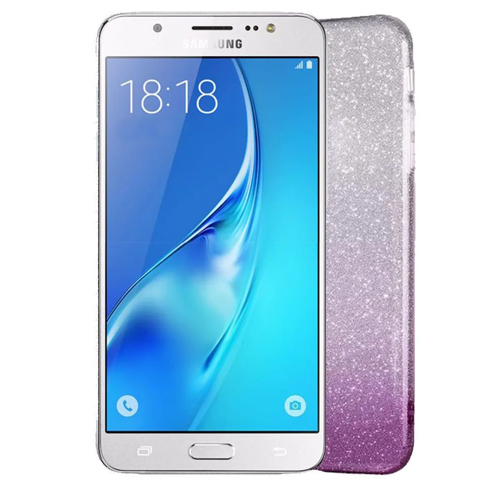 Gradient Dreamy Stars Shine Jelly Fancy Back Cover for Samsung J5 (2016) / J510