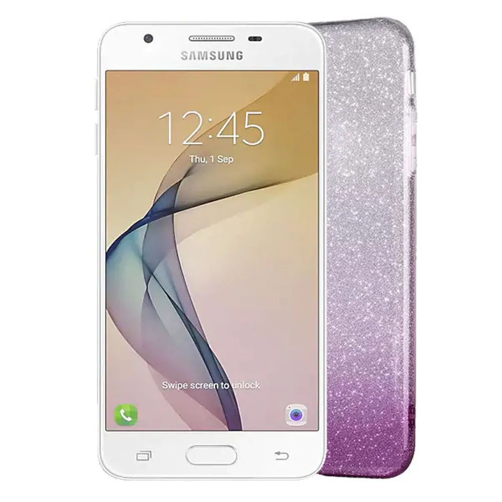 Gradient Dreamy Stars Shine Jelly Fancy Back Cover for Samsung J5 Prime
