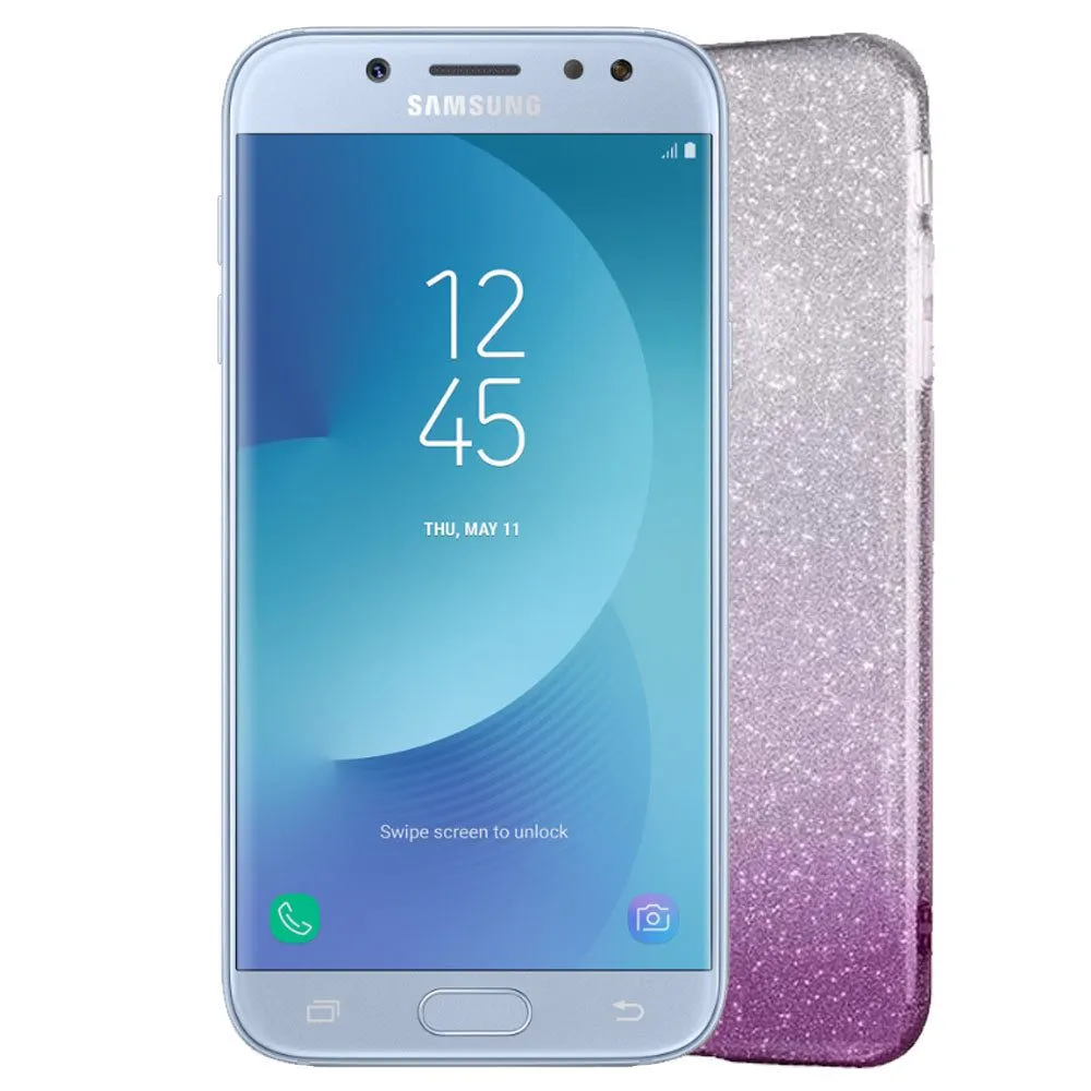 Gradient Dreamy Stars Shine Jelly Fancy Back Cover for Samsung J5 Pro / J5 (2017) / J530