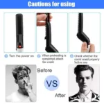 Hair Comb Brush & Beard Straightener in One Beard Straightener Hair Comb, Man Electric Hair Styling Comb DIY Hair Accessories Hair Modelling Tool