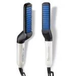 Hair Comb Brush & Beard Straightener in One Beard Straightener Hair Comb, Man Electric Hair Styling Comb DIY Hair Accessories Hair Modelling Tool