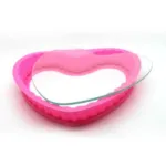 Heart Shape Cake Mould with Glass Base