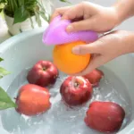 Heat Resistant Silicon Sponge Dishwasher Scrubber Pad - Multicolor