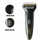 Highly precise Professional Hair Trimmer KM-1802 Rechargeable Male Shaver Machine-2432K