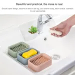 Hollow Plastic Soap Holder - Multicolor