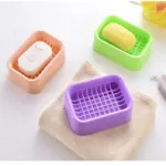 Hollow Plastic Soap Holder - Multicolor