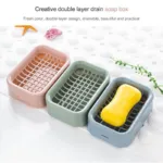 Hollow Plastic Soap Holder - Multicolor