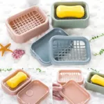 Hollow Plastic Soap Holder - Multicolor