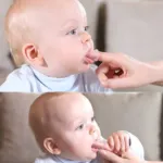Kids Silicone Tongue Brush and Theether