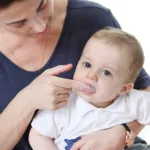 Kids Silicone Tongue Brush and Theether