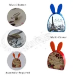 Kids & Toddlers Sleep Music Box Spin & Play The Music, Battery Not Needed, Beautiful Printed Shape Plays Tune My Heart Will Go On, Multicolor - 5013