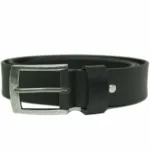 Leather Belt for Men - Black