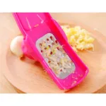 Manual Hand Garlic Chopper & Grinder - Pink