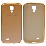 Mat Shine Golden Back Cover for Samsung S4