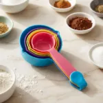 Measuring Spoons, Mixed Colors — Set of 5