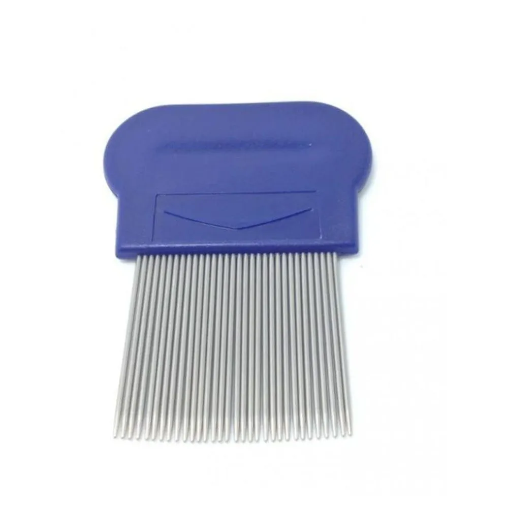 Metallic Lice Comb - Blue
