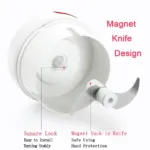 Mini Food Garlic Vegetable Grinder Chopper Mincer Crusher